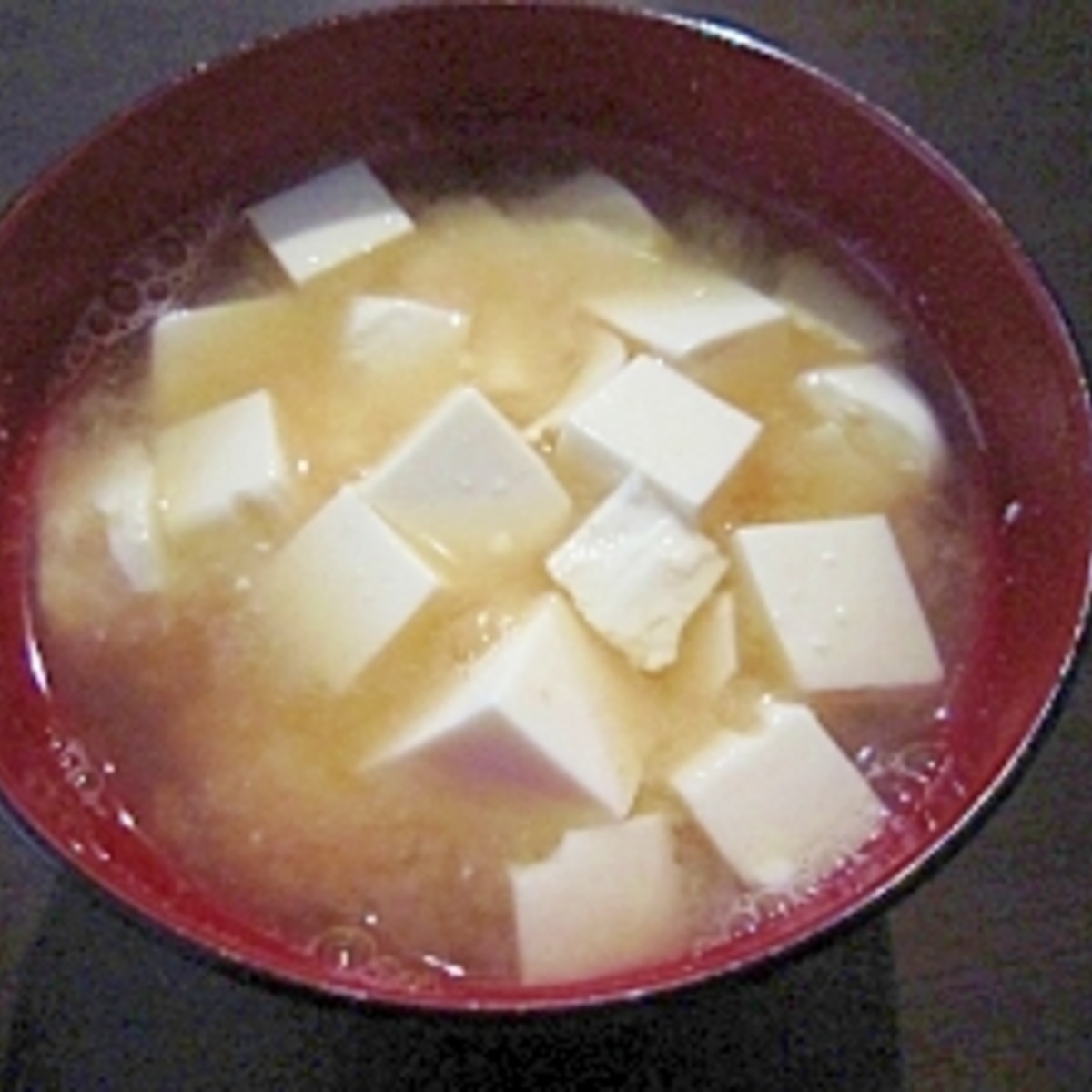ズボラ 豆腐だけのお味噌汁 レシピ 作り方 By まろんぱんまん 楽天レシピ